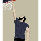 Basketball Player. Un projet de Illustration vectorielle de Catuxa Barreiro - 24.04.2018