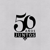 Branding “50 años juntos”. Un proyecto de Br, ing e Identidad y Diseño de logotipos de María Cano - 25.04.2018
