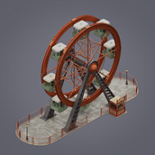 Circusmatic: Ferris wheel. Un proyecto de 3D, Animación 3D y Motion Graphics de Jose Olmedo - 26.04.2018