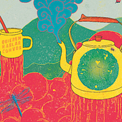 Mi Proyecto del curso: Diseño de merchandising para músicos. Een project van  Beeldende kunst,  Creativiteit,  Tekening,  Artistieke tekening, Grafisch ontwerp, Digitale illustratie, Vectorillustratie y Schilderij van Pablo Luanco - 29.11.2018