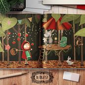 Little Red Riding Hood. Drawing, Character Design, Traditional illustration, Digital Illustration, and Painting project by Soledad Durán - 04.27.2018