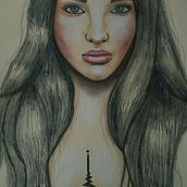 Mi Proyecto del curso: Ilustración con pastel y lápices de colores. Traditional illustration project by evai1 - 04.28.2018