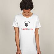 Print y camiseta original "Mi corazón es el de Alba" . Un proyecto de Diseño, Diseño de moda y Diseño gráfico de Lara Cuerdo Cabrera - 29.04.2018