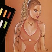 Soñando en grande. Drawing, and Traditional illustration project by imm17 - 05.01.2018