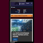 SD Eibar - Diseño web. Web Design, and Vector Illustration project by Marta Revillas - 12.07.2016