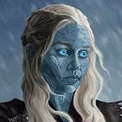 Daenerys final alternativo. Fine Arts, Concept Art, Traditional illustration, Digital Illustration, and Digital Painting project by Ana Belen Pedemonte Garcia - 09.22.2017