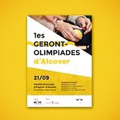 Cartel Gerontolimpiades. Poster Design, and Graphic Design project by Roser Prats - 09.10.2017