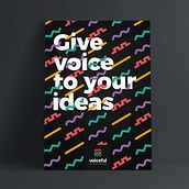 Voiceful. Br, ing, Identit, Art Direction, Design, Logo Design, and Graphic Design project by Victor Riba Campi - 08.16.2016
