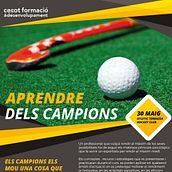 Flyer "Aprendre dels campions" Ein Projekt aus dem Bereich Grafikdesign von Eli - 10.05.2018