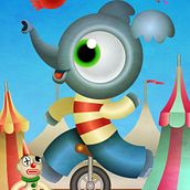 Circus Elephant. Un proyecto de Ilustración digital de Antonio Lirio - 30.04.2018
