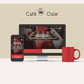 Cafe Oslo. Web Development, and Web Design project by Carlos Coloma Martínez - 05.14.2018