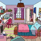  Background design. Fine Arts, Creativit, Drawing, Set Design, Traditional illustration, and Digital Illustration project by Paloma López - 05.14.2018