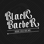 Black Barber. Br, ing, Identit, Calligraph, Design, Logo Design, Graphic Design, and Lettering project by Alex Quezada - 05.14.2018