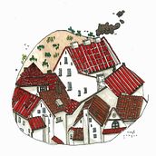 a r q u i t e c t u r a . Architecture, Fine Arts, and Traditional illustration project by Ana Gil - 05.17.2018