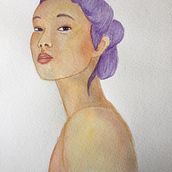 Nuevo proyecto retrato. Traditional illustration project by Cecilia Aguilera - 05.20.2018