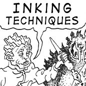 Inking techniques. Comic, Drawing, and Traditional illustration project by binroni - 05.21.2018
