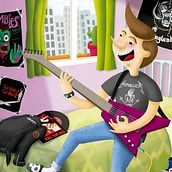 PUBERTOSOS ROCK. Traditional illustration, and Digital Illustration project by VizVer - 01.09.2017