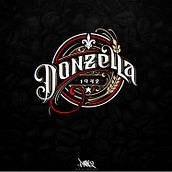 Donzella Café. Br, ing, Identit, Calligraph, Design, Logo Design, Product Design, Graphic Design, Lettering, Marketing, and Advertising project by Mario Acosta - 05.24.2018