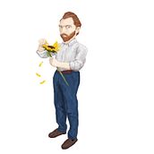 Vincent van Gogh. Een project van  Art direction y Digitale illustratie van Augusto Re - 26.05.2018