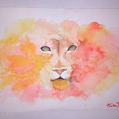 KING. Fine Arts, Drawing, and Watercolor Painting project by Hamza Jiah - 05.26.2018