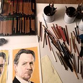 Mi Proyecto del curso:  Retrato realista con lápices de colores. Pencil Drawing, Fine Arts, Drawing, and Traditional illustration project by Rosa de Gabriel - 06.06.2018