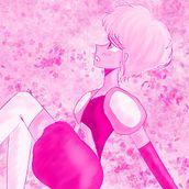 Pink Diamond (Fanart. Steven Universe). Traditional illustration project by Luigina Lamanna - 05.15.2018