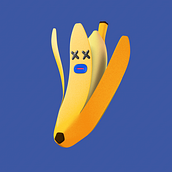 Merienda: Triste historia de un plátano.. 3D Animation, Character Animation, and Digital Illustration project by Adrián Dafonte Gómez - 05.30.2018