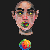 rainbowgirl. Traditional illustration, Digital Illustration, and Watercolor Painting project by Marijose Cauich - 05.31.2018