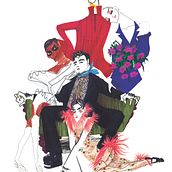 Ilustraciones para Dear Magazine, 2017 - 2018. Traditional illustration, and Digital Illustration project by Ignacio Lobera García - 05.31.2018