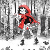 Caperucita Roja. Un projet de Conception de personnages, Illustration traditionnelle et Illustration jeunesse de Susana Gurrea - 01.06.2016