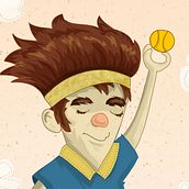 Tenis Ein Projekt aus dem Bereich Design von Figuren, Traditionelle Illustration und Digitale Illustration von Mark Bertran - 04.06.2018