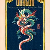 Enter the Dragon VHS. Digital Illustration project by César Sánchez Ruiz - 06.05.2018
