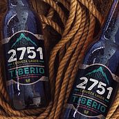 Cerveza Tiberio 2751. Art Direction, Design, Product Design, Graphic Design, and Packaging project by Carmen Ruiz - 06.06.2018