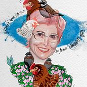 Mi Proyecto del curso: Retrato ilustrado en acuarela. Un progetto di Illustrazione tradizionale di rodrigo - 09.06.2018
