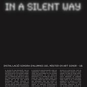 Póster Para - Muestra Sonora "In a silent way" en Convent de Sant Agustí - Barcelona. Design project by Javier Rojas - 06.01.2018