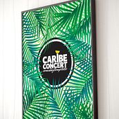 Caribe Concert. Poster Design, and Graphic Design project by Lina Troncone - 03.07.2015