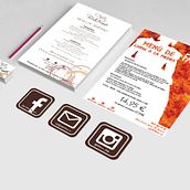 Restaurante Café Boheme. Design projeto de Iris Carballo - 09.07.2016