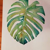 Hoja de esqueleto con curso de Ana Victoria Calderón . Een project van  Beeldende kunst van Eloina Rodriguez Santana - 16.06.2018