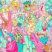 50 Characters about me. Character Design, Traditional illustration, and Digital Illustration project by Marta Zubieta - 06.18.2018
