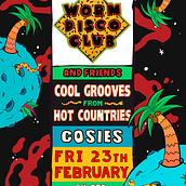 worm disco club posters 2017. Design, Poster Design, Traditional illustration, and Digital Illustration project by Marta Zubieta - 06.18.2018