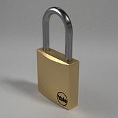 Candado Ein Projekt aus dem Bereich 3-D-Modellierung von ANGEL AGUDO GUERRERO - 01.01.2018