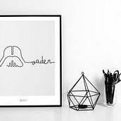 The Oneline Project: a Starwars Tribute Ein Projekt aus dem Bereich Traditionelle Illustration von Joan Rico - 21.06.2018