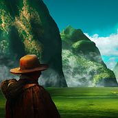 Mi Proyecto del curso: Matte Painting: creando mundos fotorrealistas. Collage, Drawing, Design, and Traditional illustration project by fuentemerino - 06.25.2018
