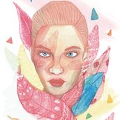 Mi Proyecto del curso: Retrato ilustrado en acuarela. Un proyecto de Ilustración tradicional de Carolina Fontanals Riola - 25.06.2018