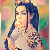 Mi Proyecto del curso: Ilustración con pastel y lápices de colores. Traditional illustration project by Virginia Vilar rodriguez - 06.26.2018