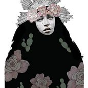 ILUSTRACIÓN DRAMA QUEEN. Un progetto di Collage, Design editoriale, Graphic design, Illustrazione tradizionale, Pittura e Pittura ad acquerello di Maria José Alonso Buehringer - 26.06.2016