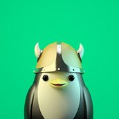 Penguin Portrait. 3D project by Axel XC - 06.27.2018
