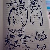 Bocetos - Técnicas creativas de diseño e ilustración de personajes. Ilustração tradicional projeto de marian_pr - 28.06.2018