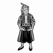 Amuma (grandma). Traditional illustration, and Digital Illustration project by Mo Tel - 06.29.2018