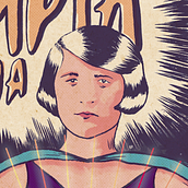 Olimpia Valencia - Principia Magazine #7. Fine Arts, Editorial Design, Traditional illustration, and Digital Illustration project by Cristina Jiménez - 06.30.2018